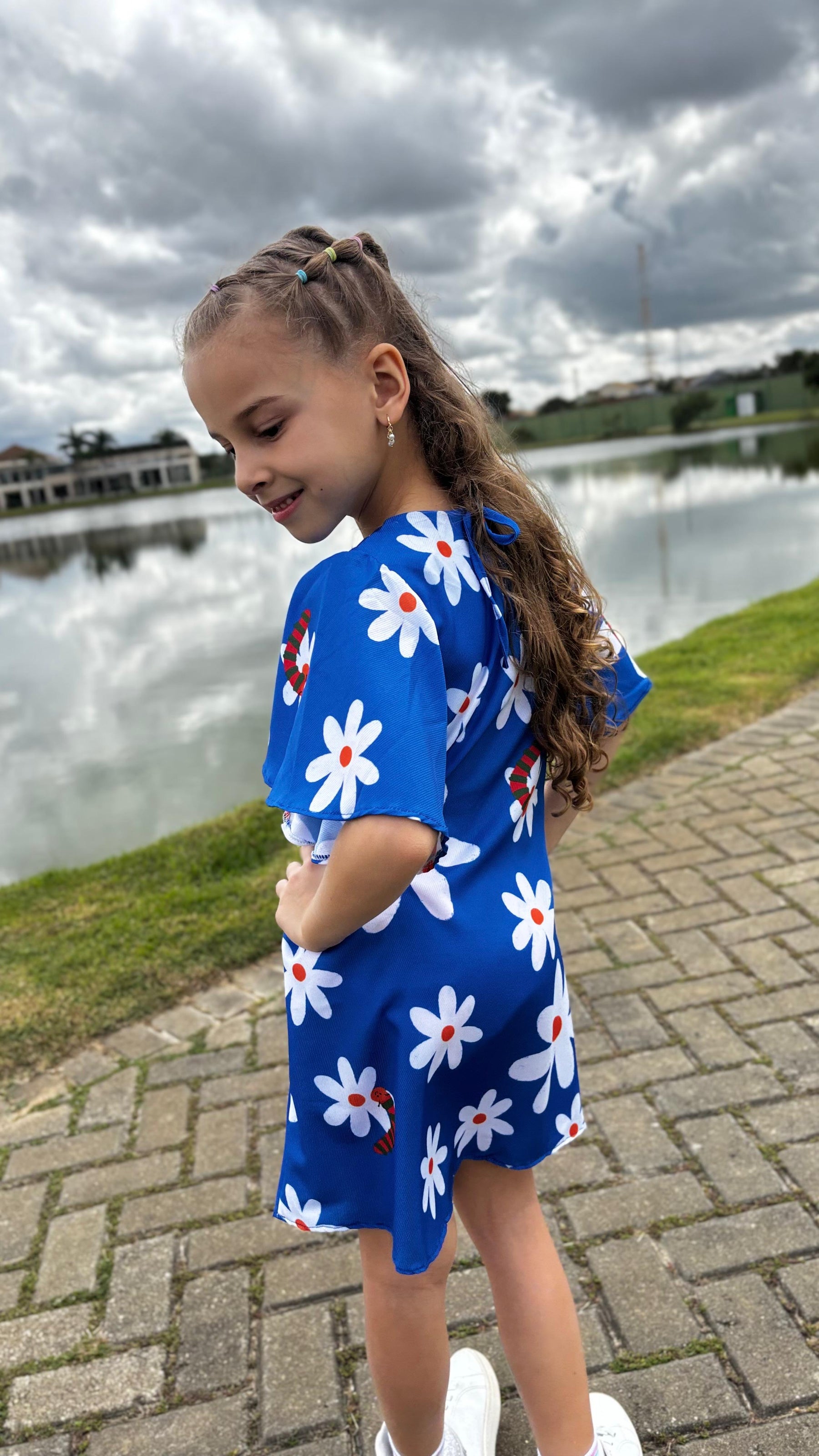 Vestido Infantil Florescer | Lá Colorê