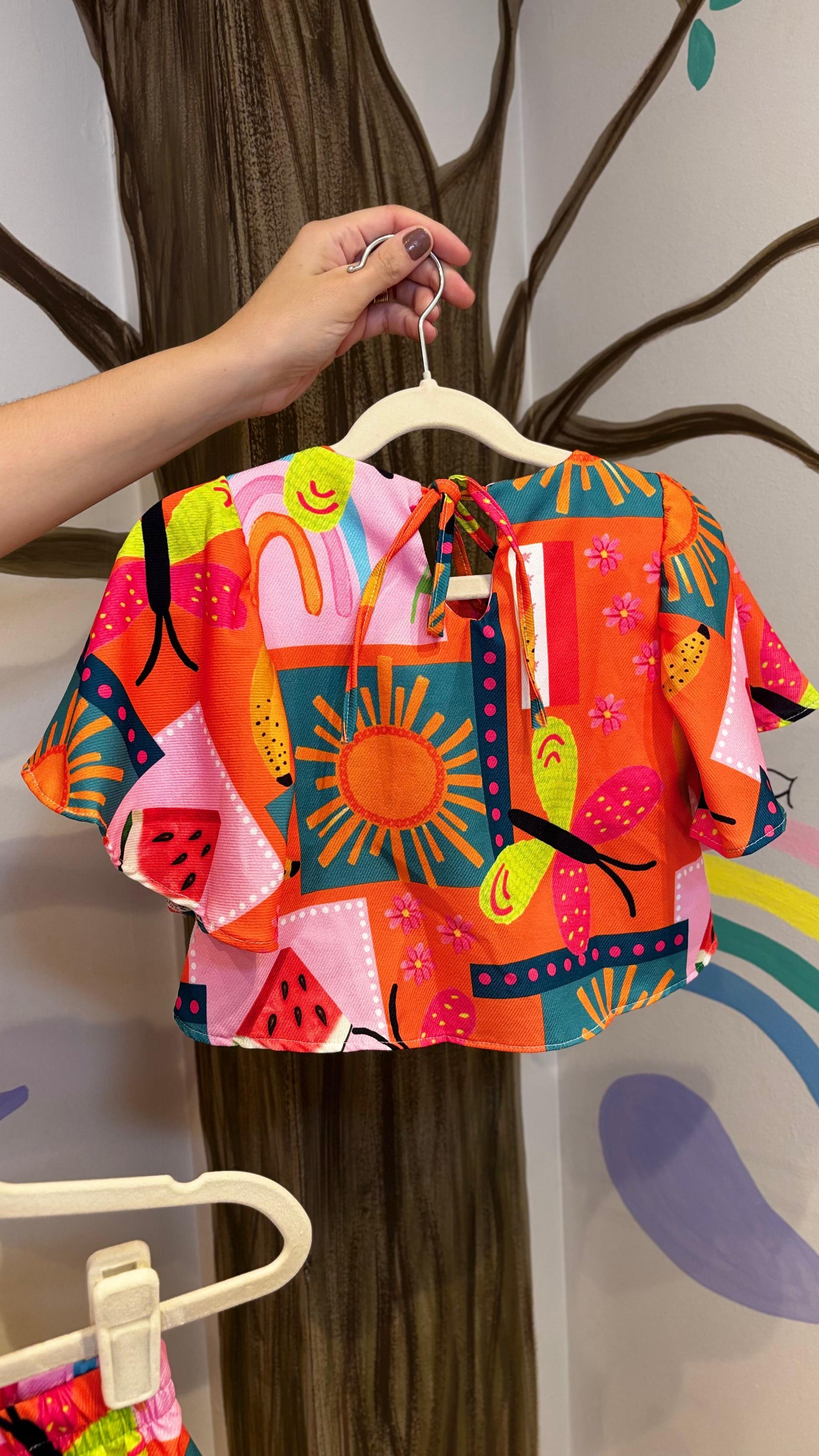 Conjunto Infantil Estampa Summer | Lá Colorê