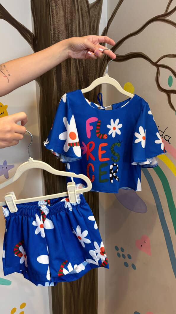 Conjunto Infantil Florescer | Lá Colorê
