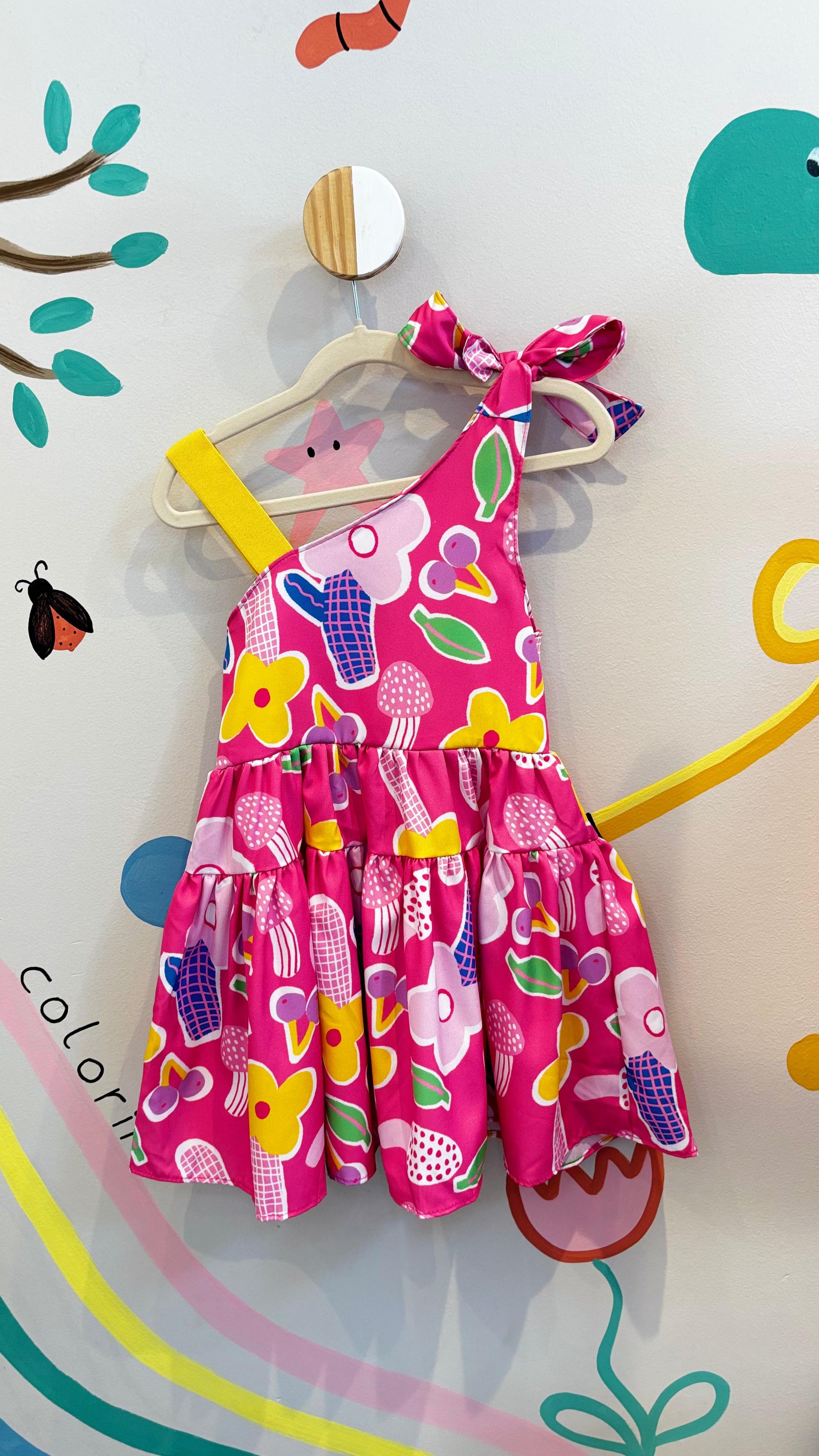 Vestido Infantil Jardim Alegre | Lá Colorê