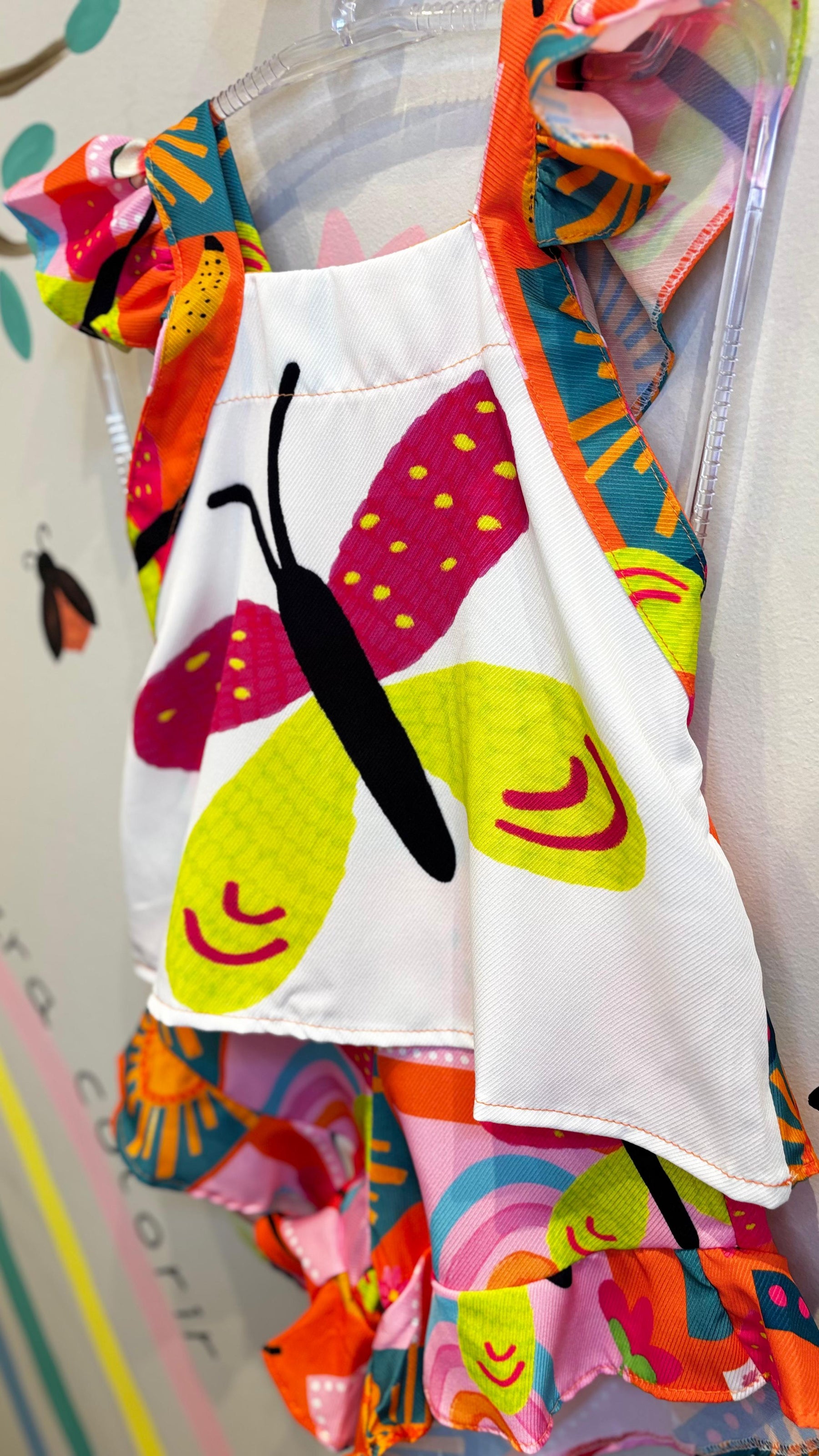 Conjunto Infantil Estampa Summer Alça Babado | Lá Colorê