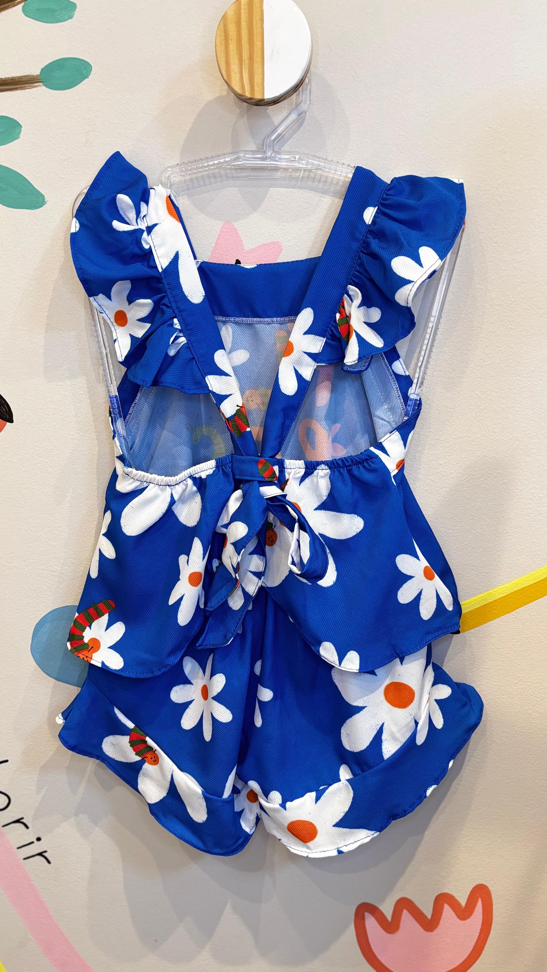 Conjunto Infantil Estampa Florescer Alça Babado | Lá Colorê
