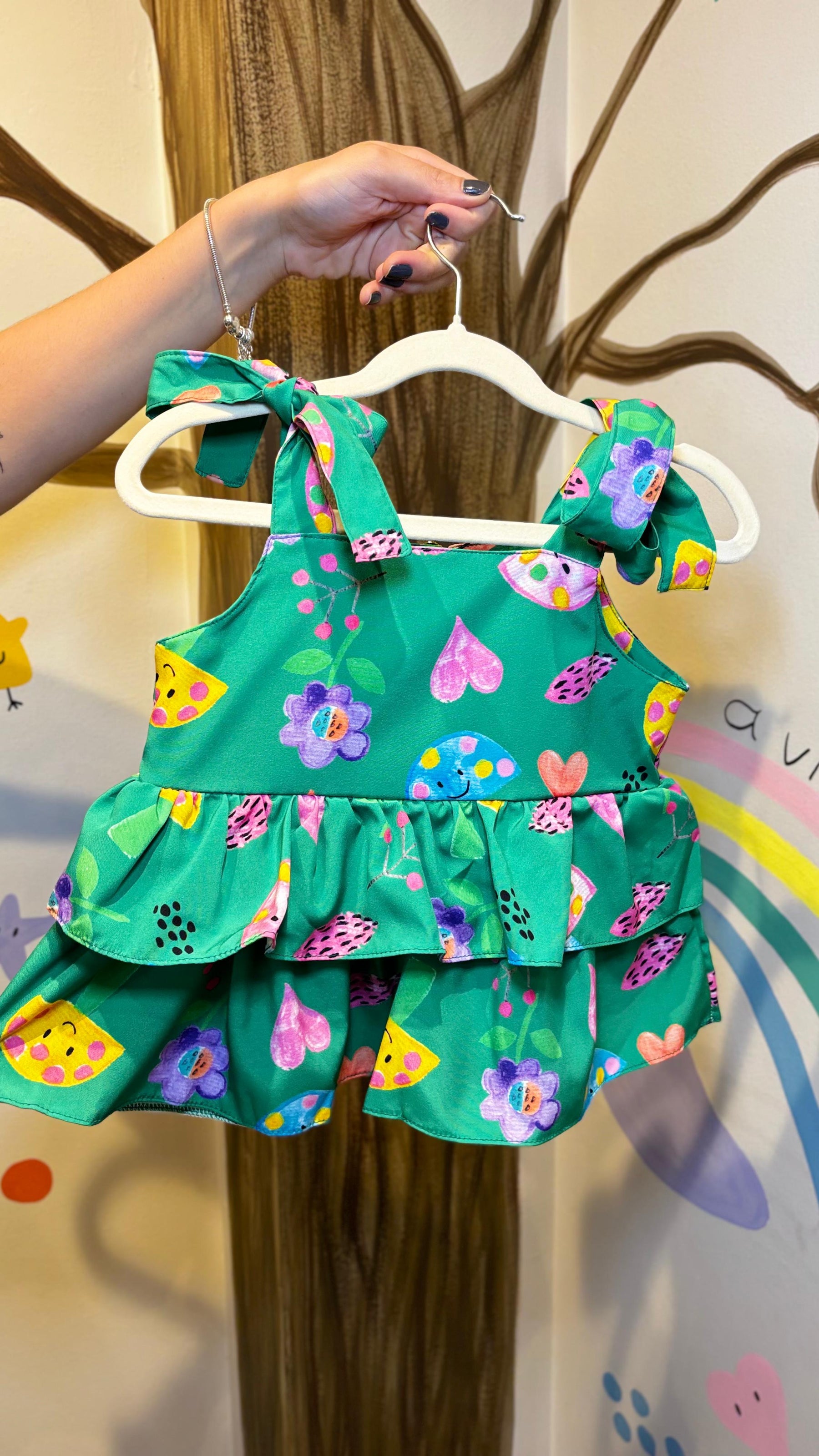 Conjunto Infantil Estampa Cogumelos | Lá Colorê