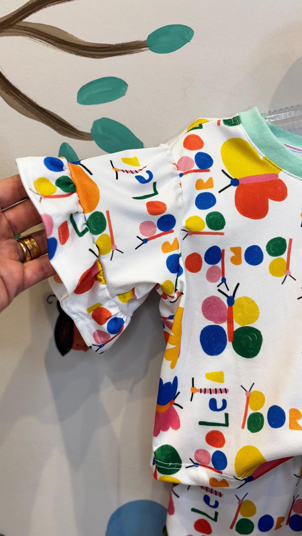 Conjunto Infantil Estampa Borboletas Confort | Lá Colorê