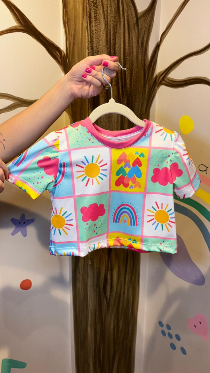 Conjunto Infantil Estampa 4 Estações | Lá Colorê