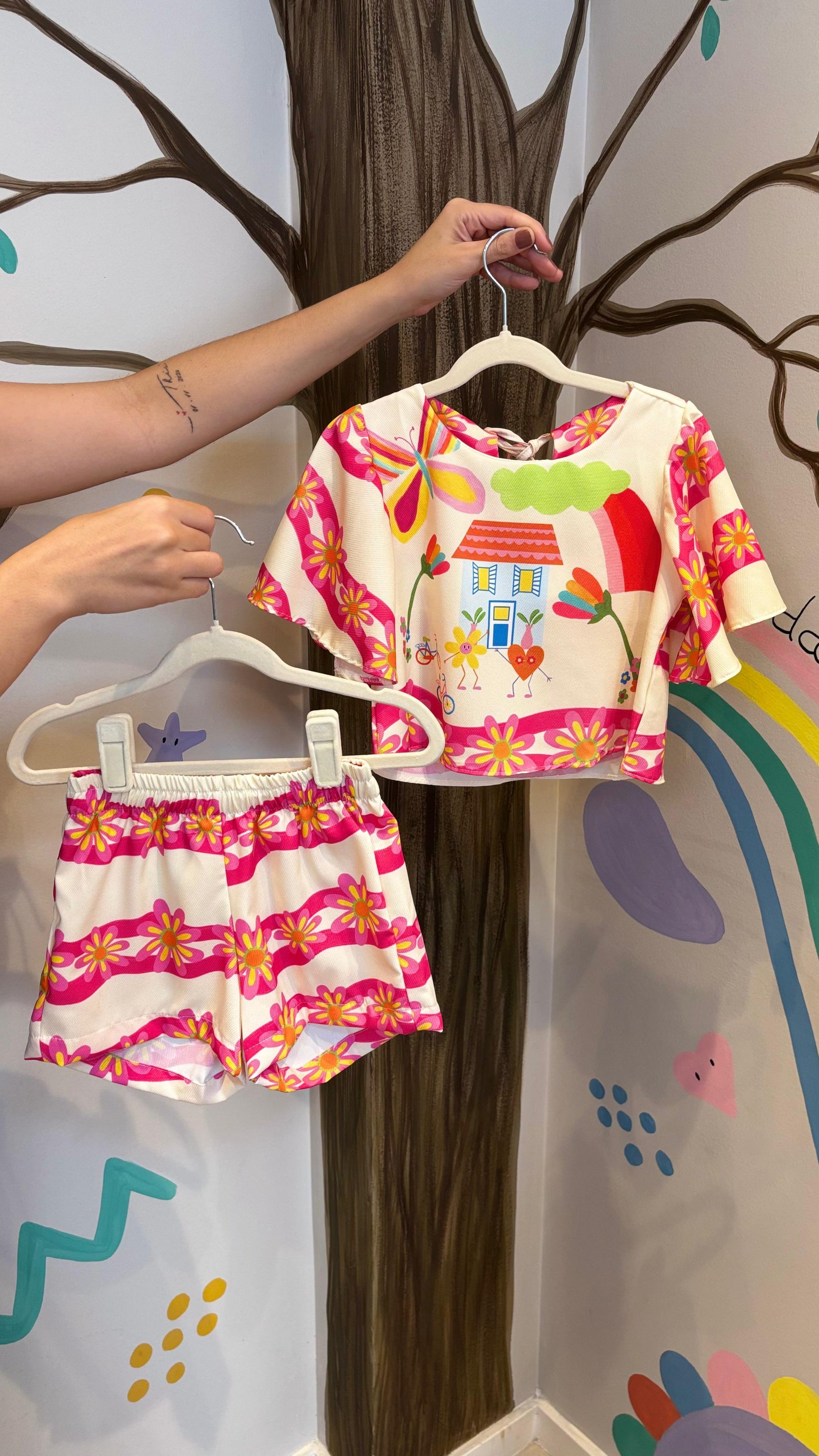 Conjunto Infantil Casinha | Lá Colorê