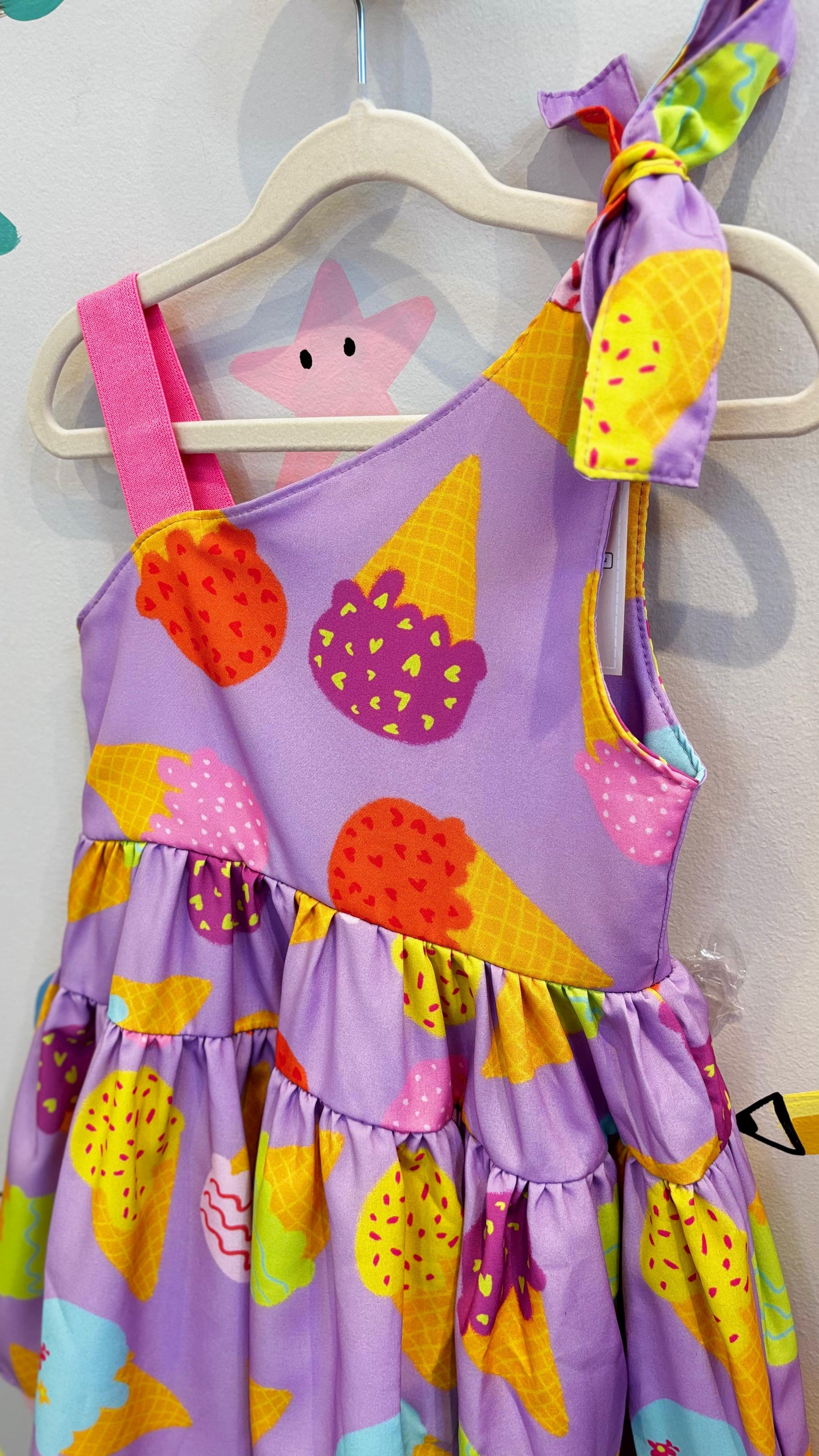 Vestido Infantil Sorvetinho | Lá Colorê