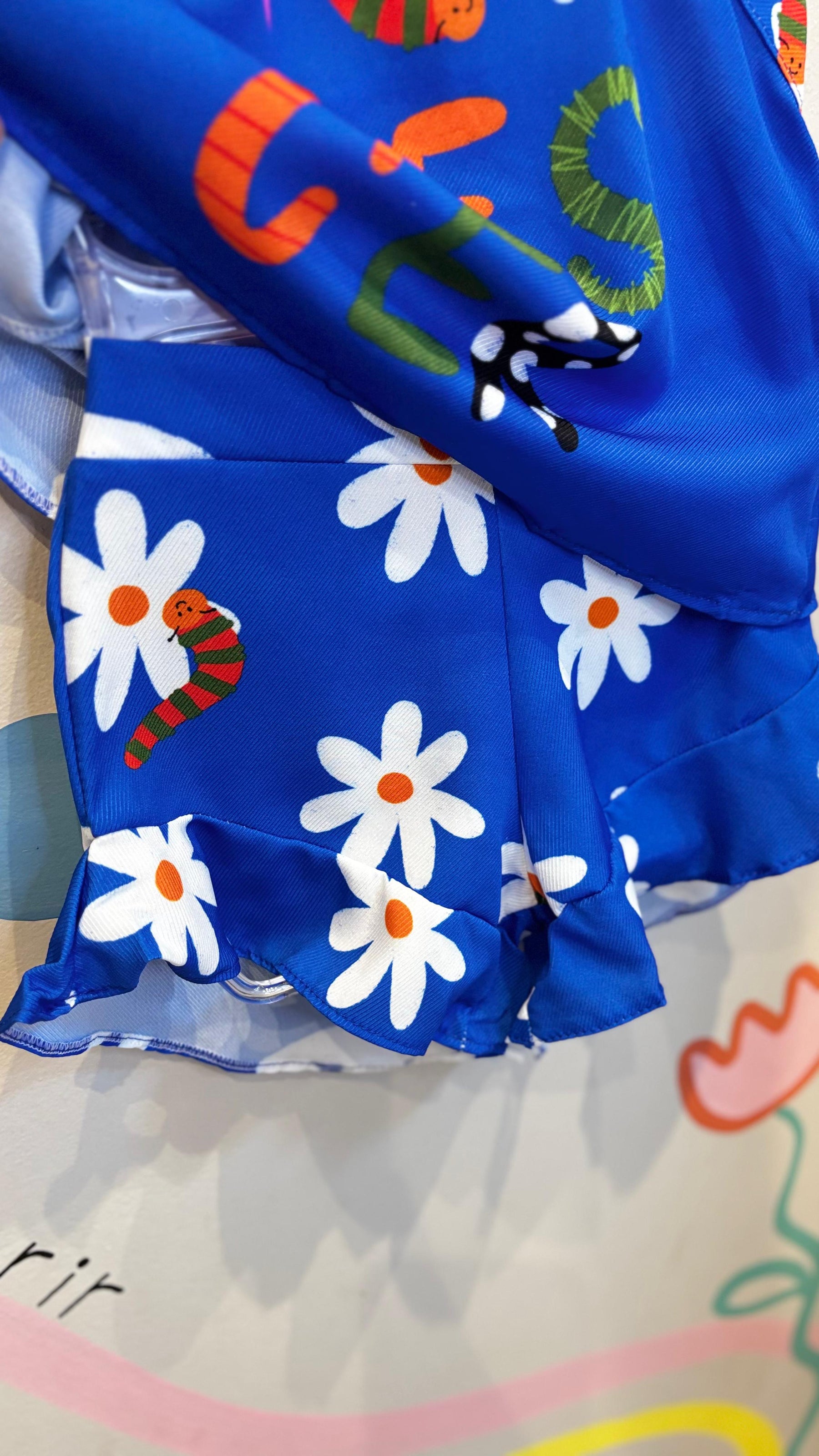 Conjunto Infantil Estampa Florescer Alça Babado | Lá Colorê