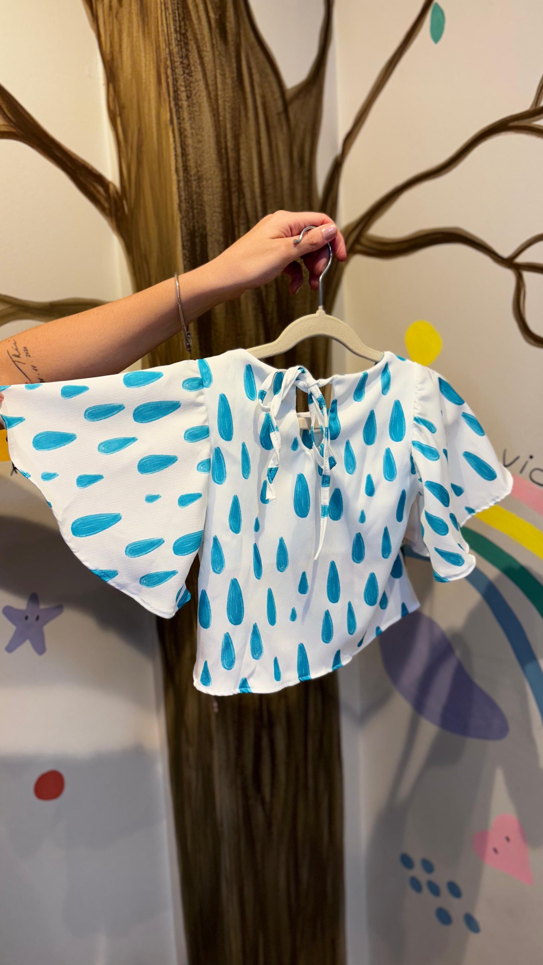 Conjunto Infantil Gotas de Arco-Íris | Lá Colorê