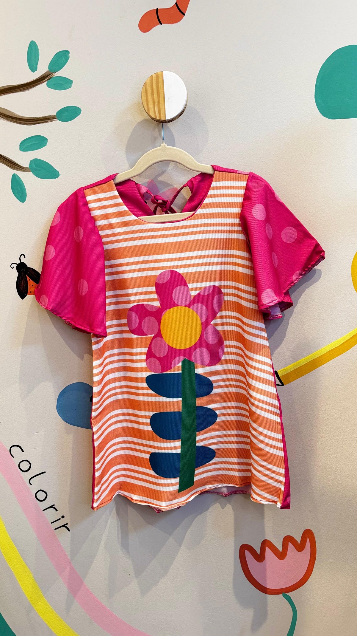 Vestido Infantil Flor de Sol | Lá Colorê