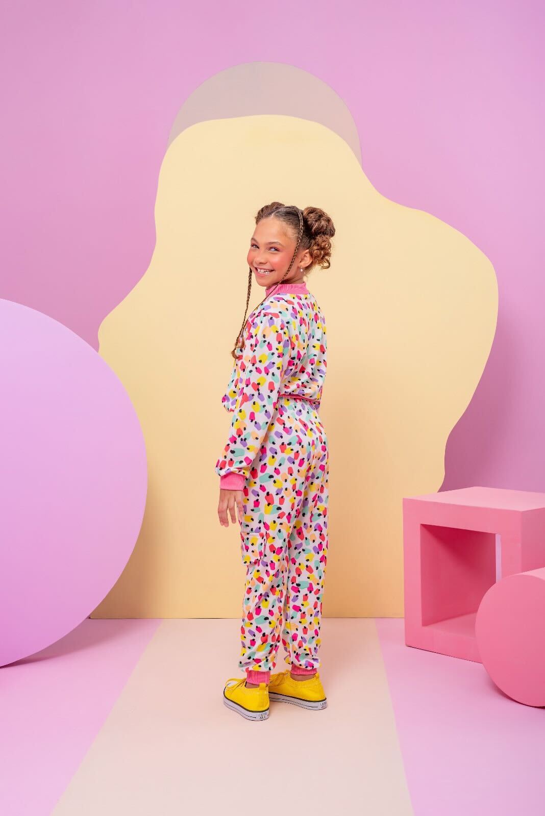 Conjunto Infantil Cargo Estampa Cajuzinho | Lá Colorê