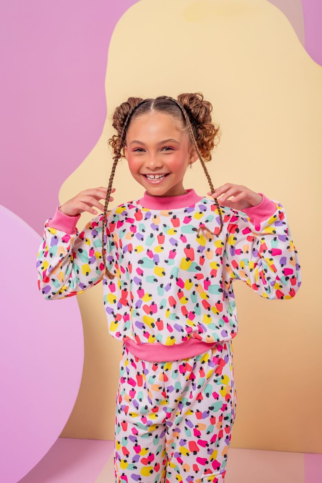 Conjunto Infantil Cargo Estampa Cajuzinho | Lá Colorê