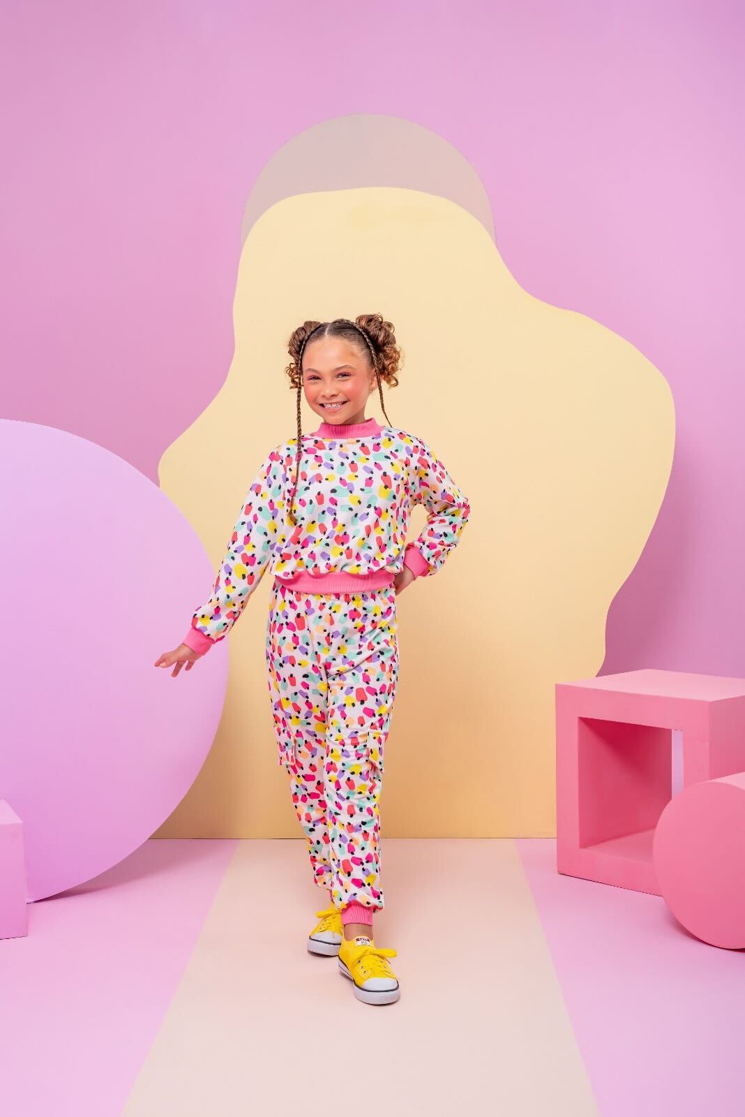 Conjunto Infantil Cargo Estampa Cajuzinho | Lá Colorê
