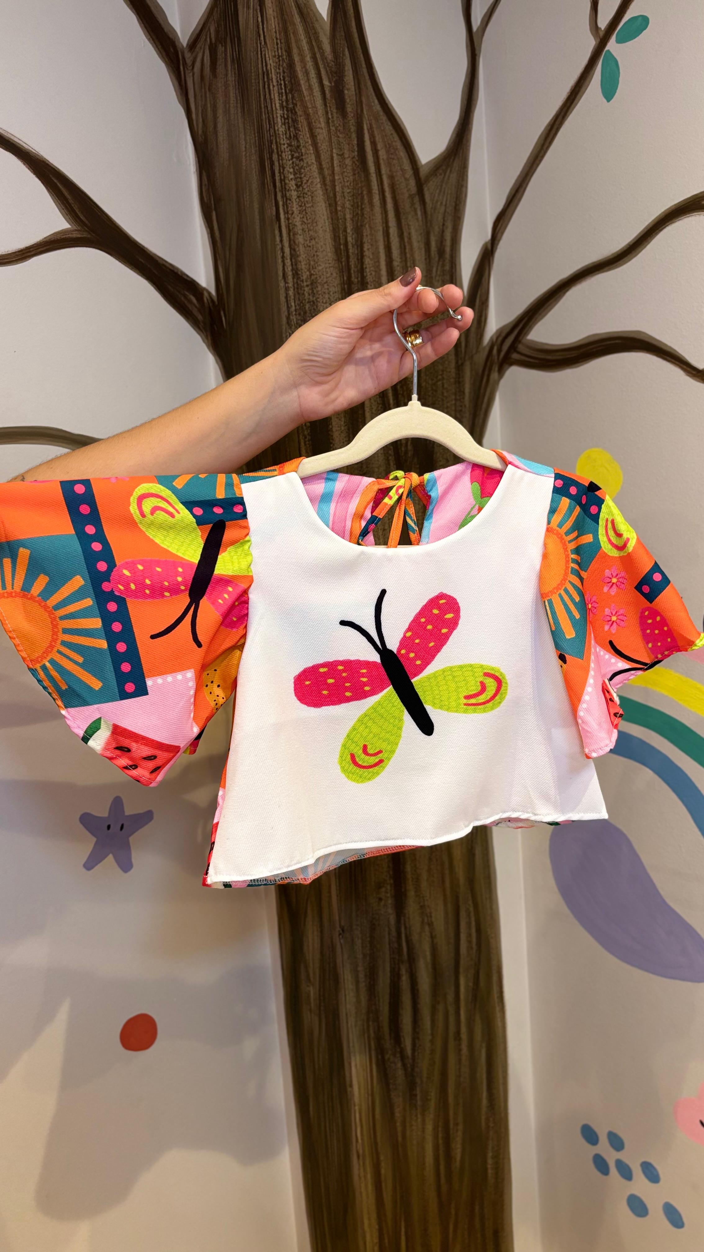 Conjunto Infantil Estampa Summer | Lá Colorê