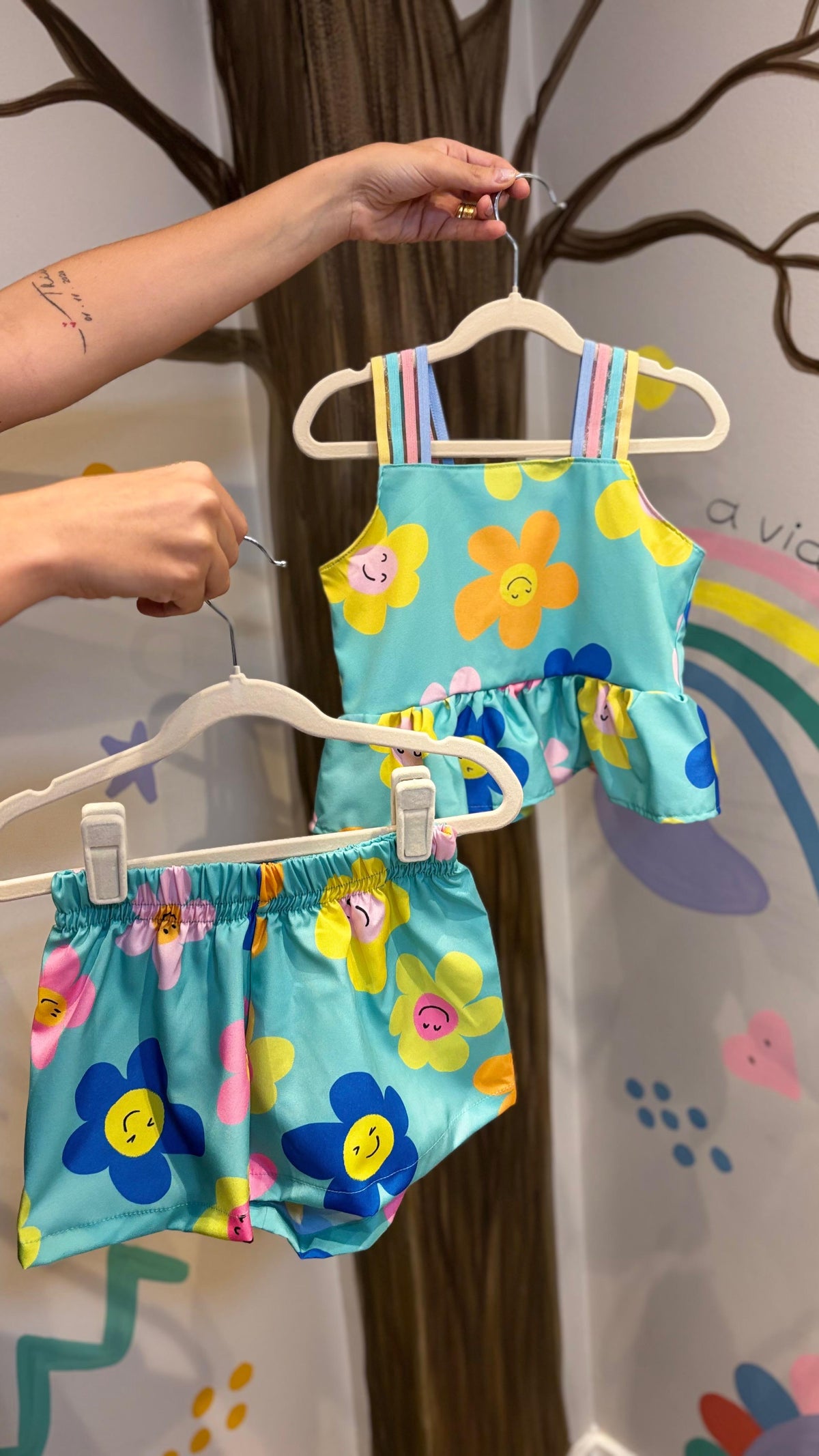 Conjunto Infantil Estampa Raio de Sol | Lá Colorê