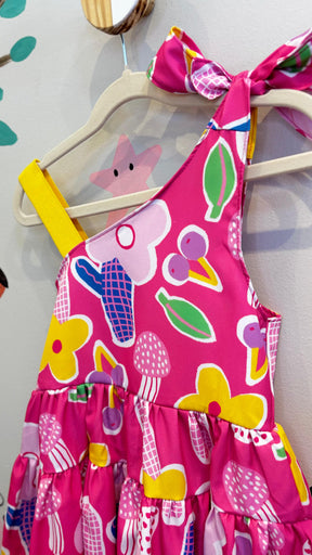 Vestido Infantil Jardim Alegre | Lá Colorê