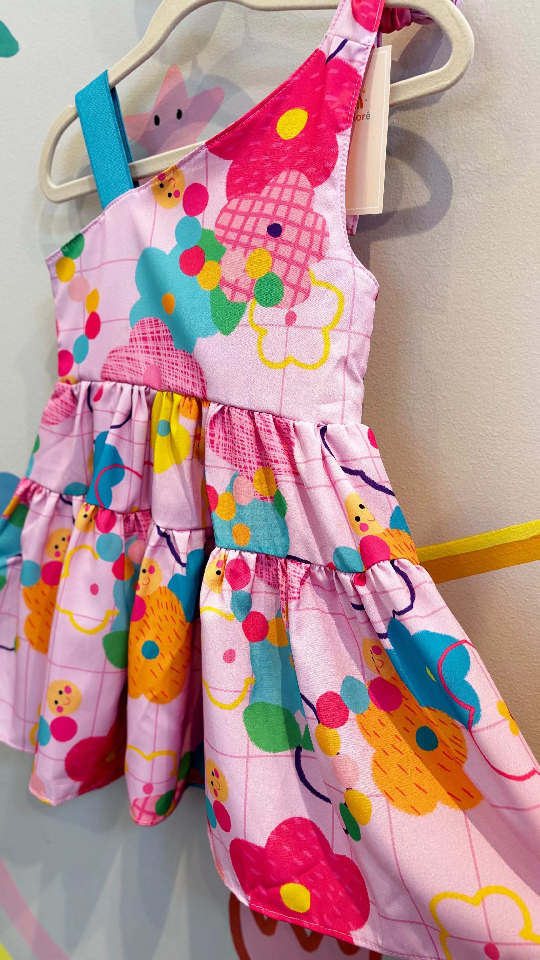 Vestido Infantil Doçura | Lá Colorê