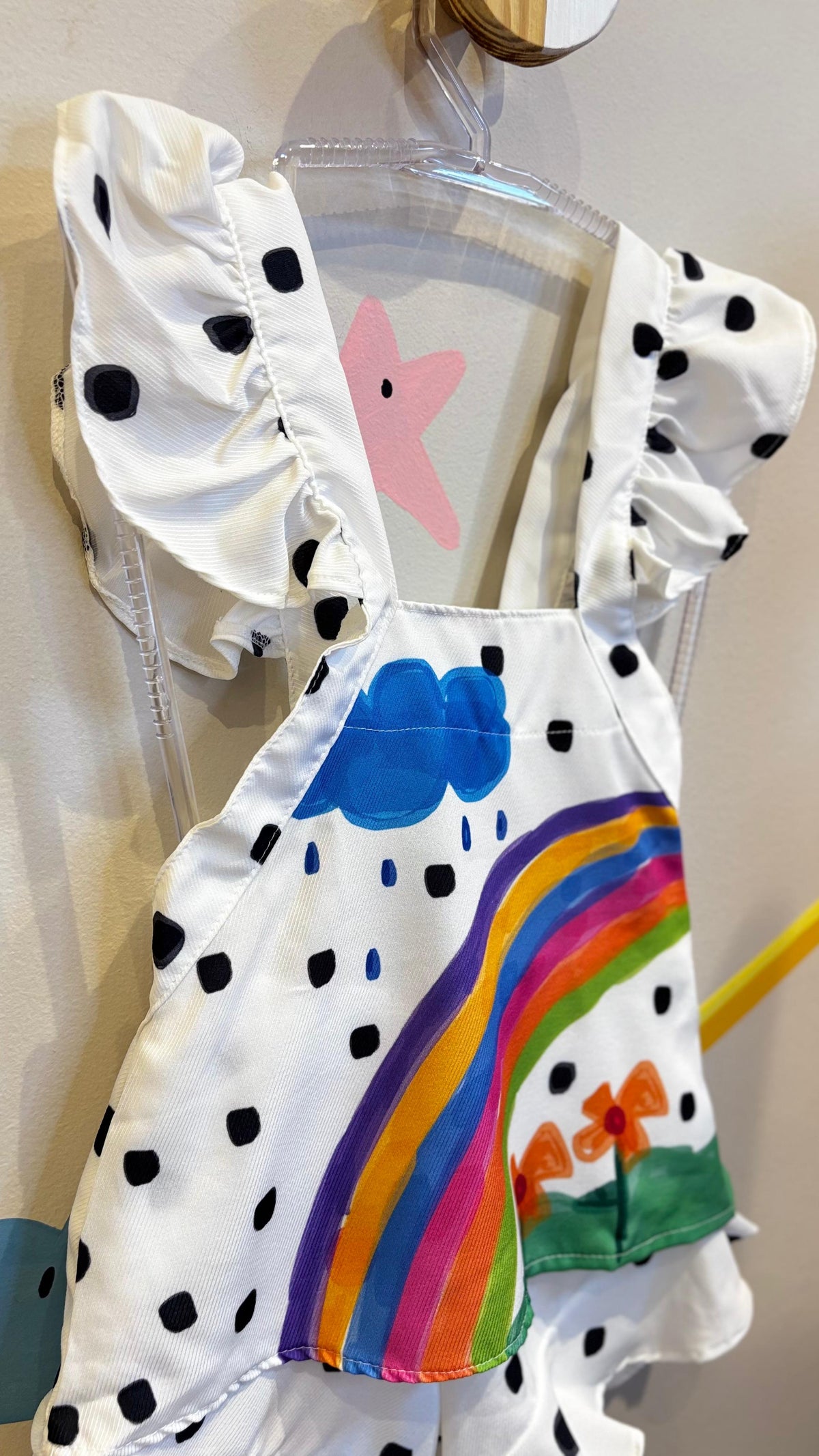 Conjunto Infantil Estampa Arco-Íris Brincante | Lá Colorê
