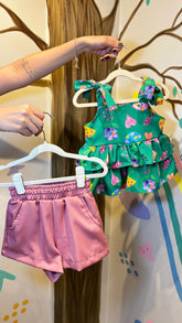 Conjunto Infantil Estampa Cogumelos | Lá Colorê