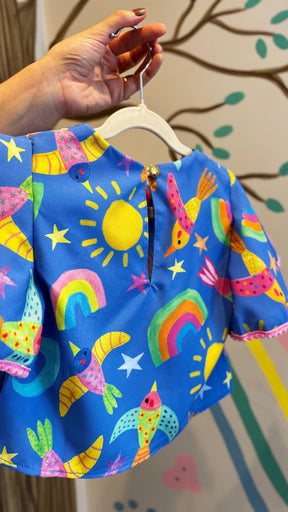 Conjunto Infantil Estampa Céu Encantado | Lá Colorê