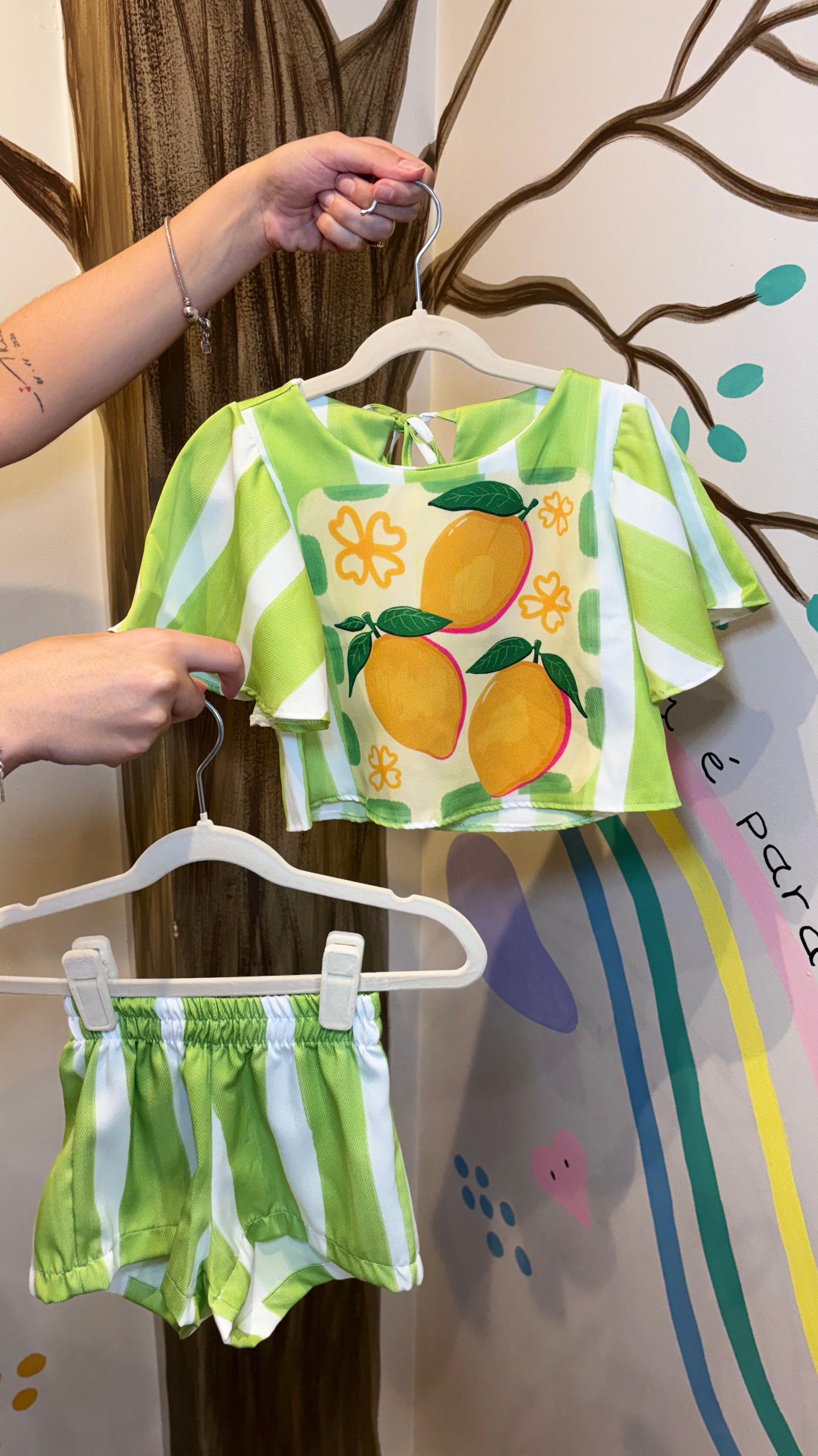 Conjunto Infantil Estampa Limãozinho | Lá Colorê