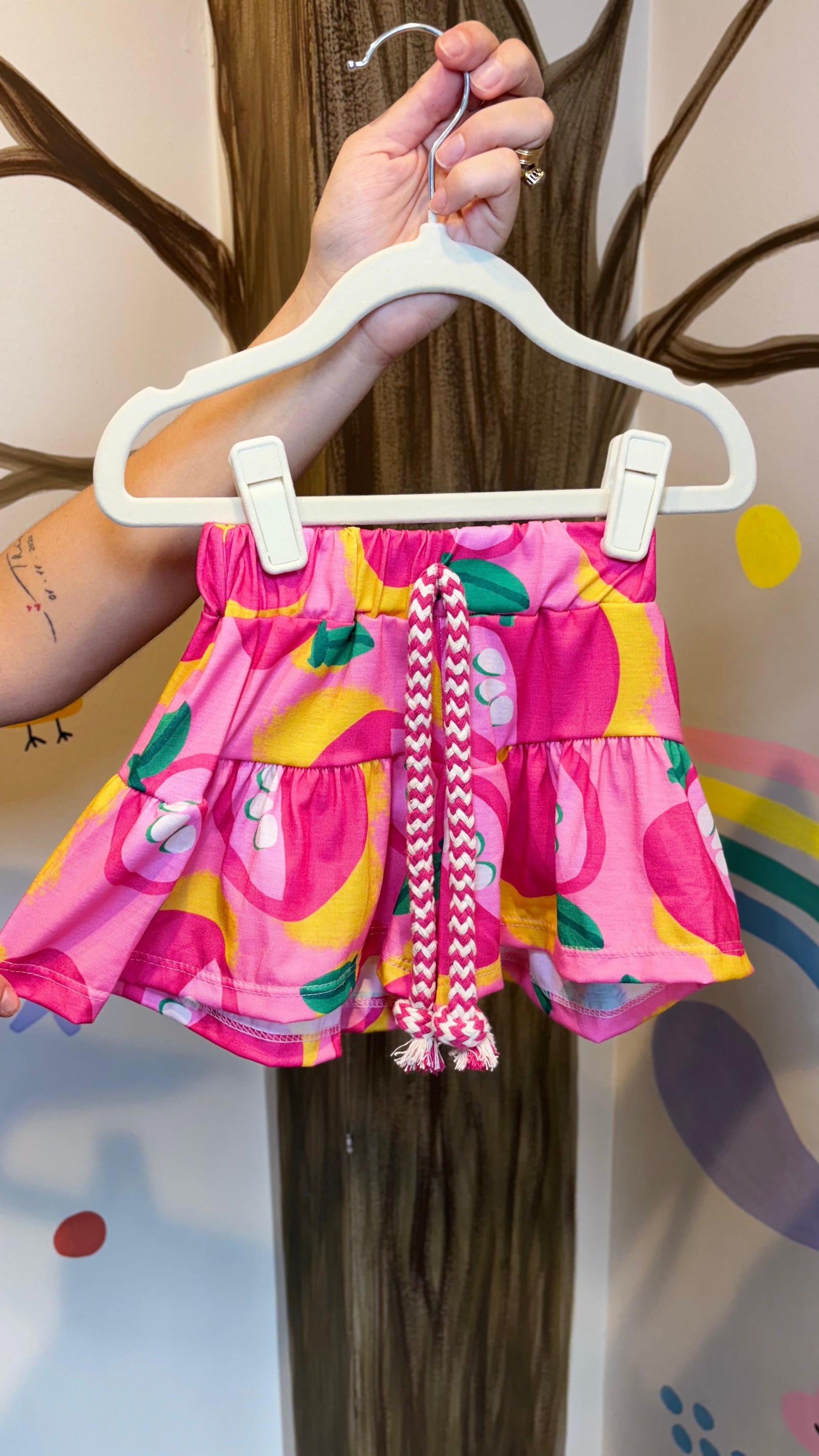 Conjunto Infantil Estampa Maçã do Amor | Lá Colorê