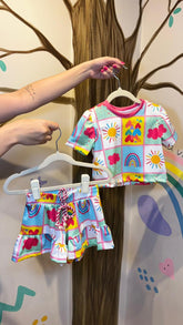 Conjunto Infantil Estampa 4 Estações | Lá Colorê