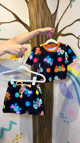 Conjunto Infantil Estampa Borboleta | Lá Colorê