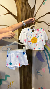 Conjunto Infantil Estampa Solzinho Encantado | Lá Colorê