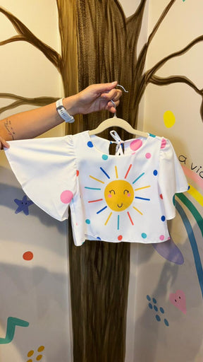 Conjunto Infantil Estampa Solzinho Encantado | Lá Colorê