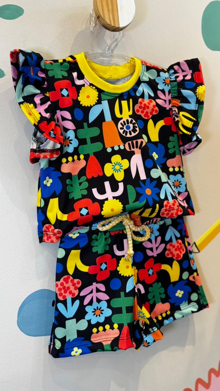 Conjunto Infantil Estampa Fábula | Lá Colorê