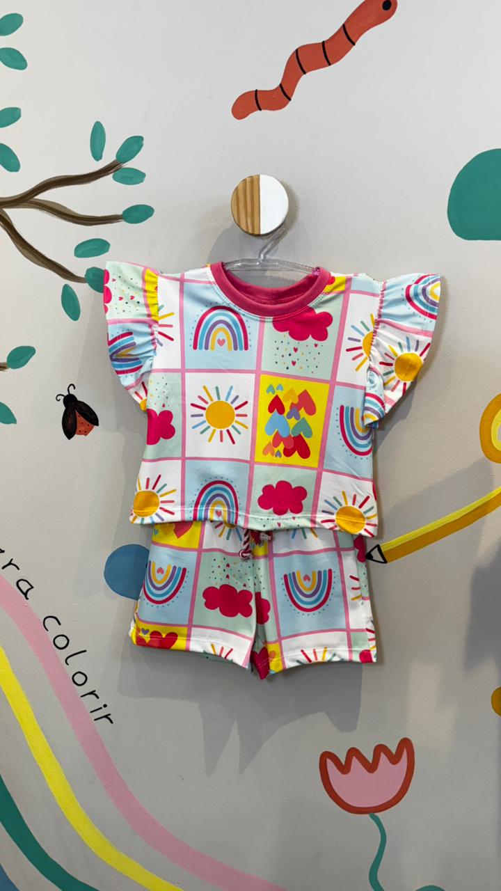 Conjunto Infantil Estampa 4 Estações Versão 2 | Lá Colorê