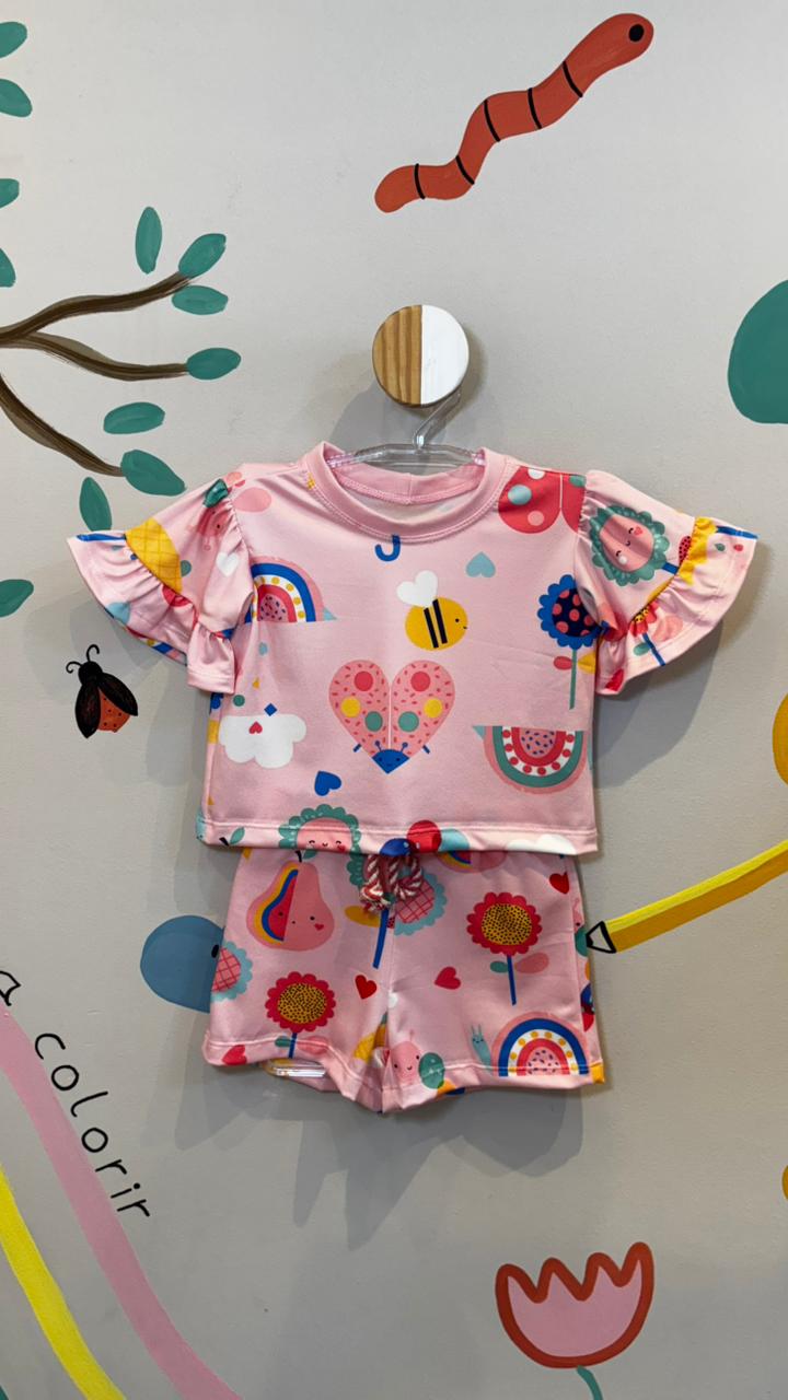 Conjunto Infantil Estampa Joaninha Confort | Lá Colorê