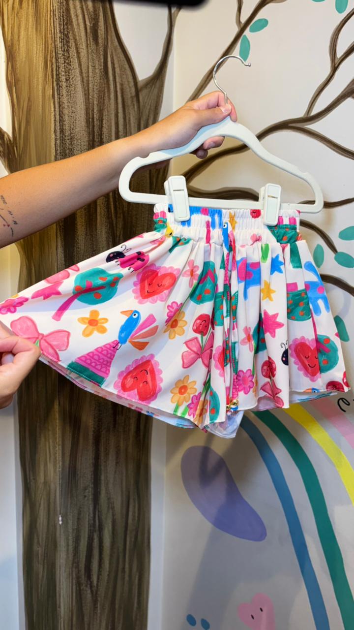 Conjunto Infantil Estampa Joaninha | Lá Colorê