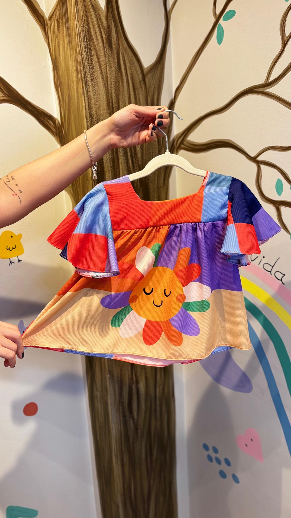 Conjunto Infantil Estampa Solzinho Colorê | Lá Colorê