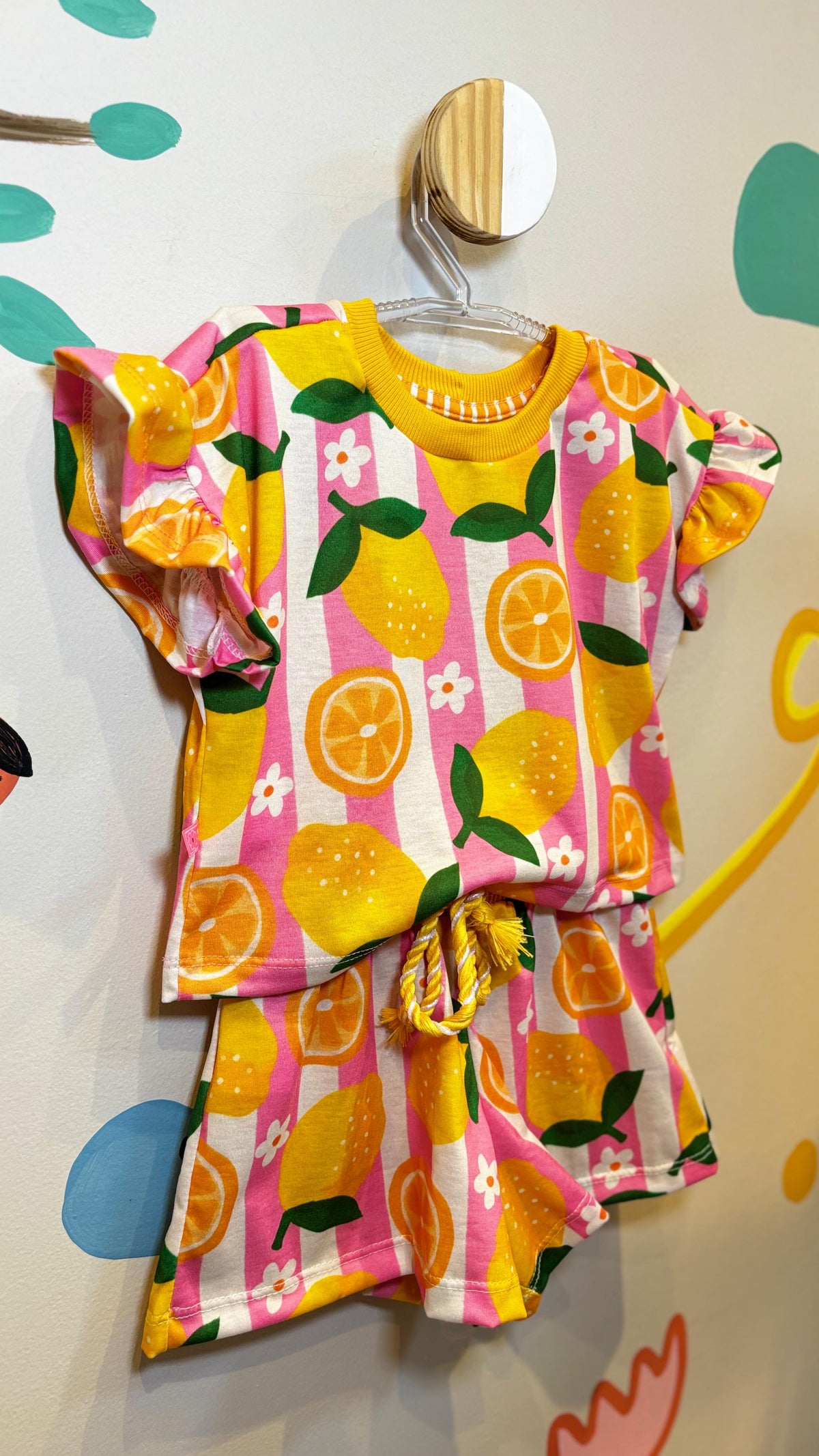Conjunto Infantil Estampa Cítricos | Lá Colorê