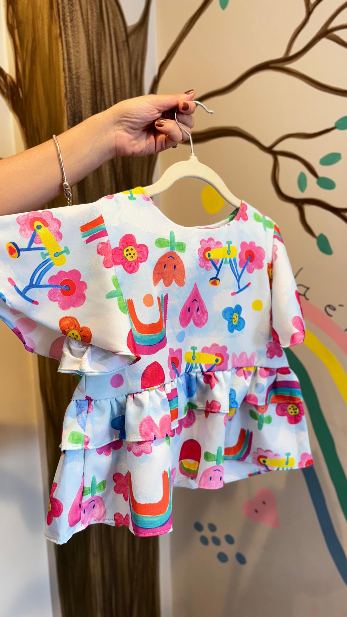 Conjunto Infantil Estampa Primavera em Festa | Lá Colorê