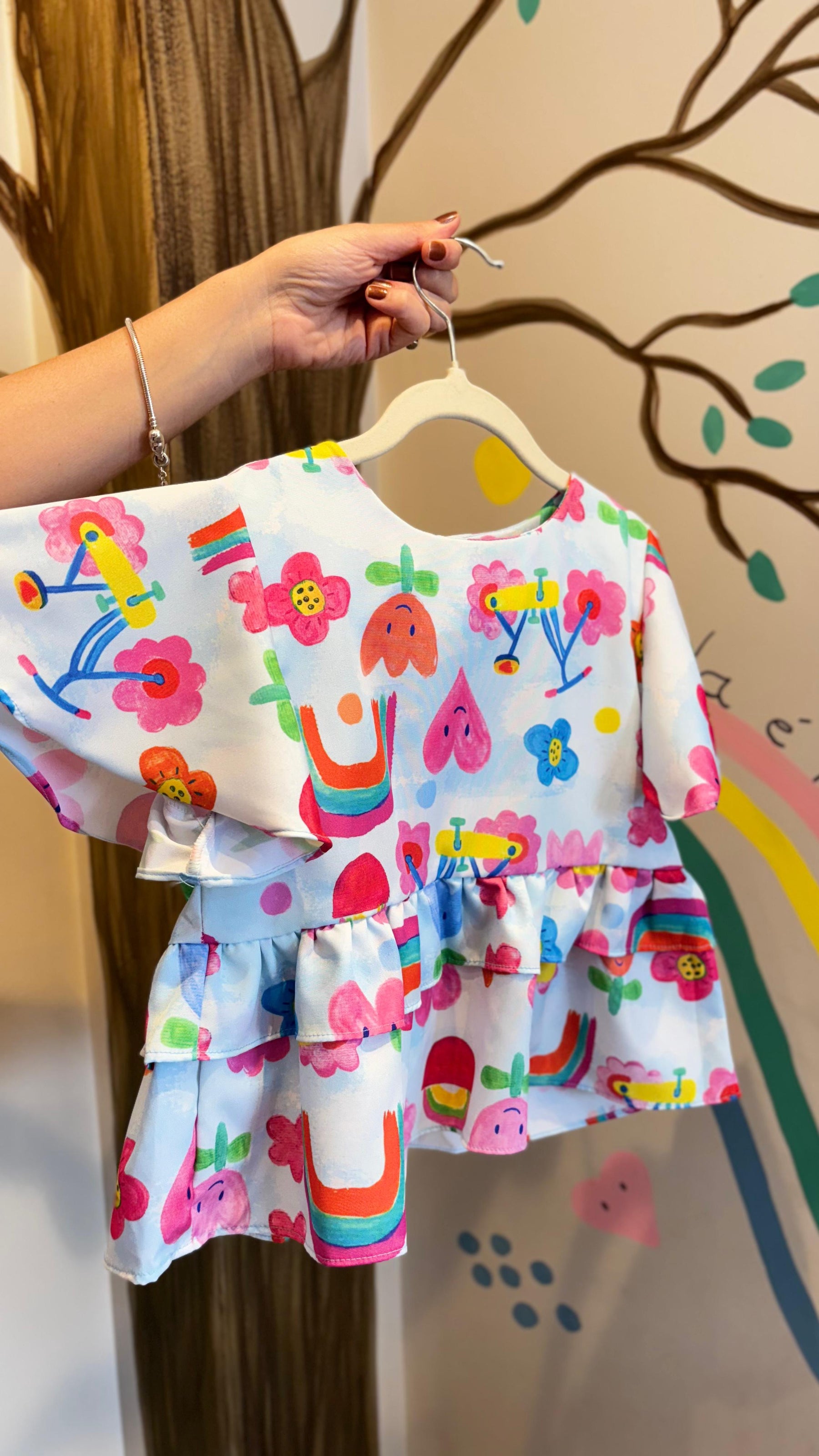 Conjunto Infantil Estampa Primavera em Festa | Lá Colorê