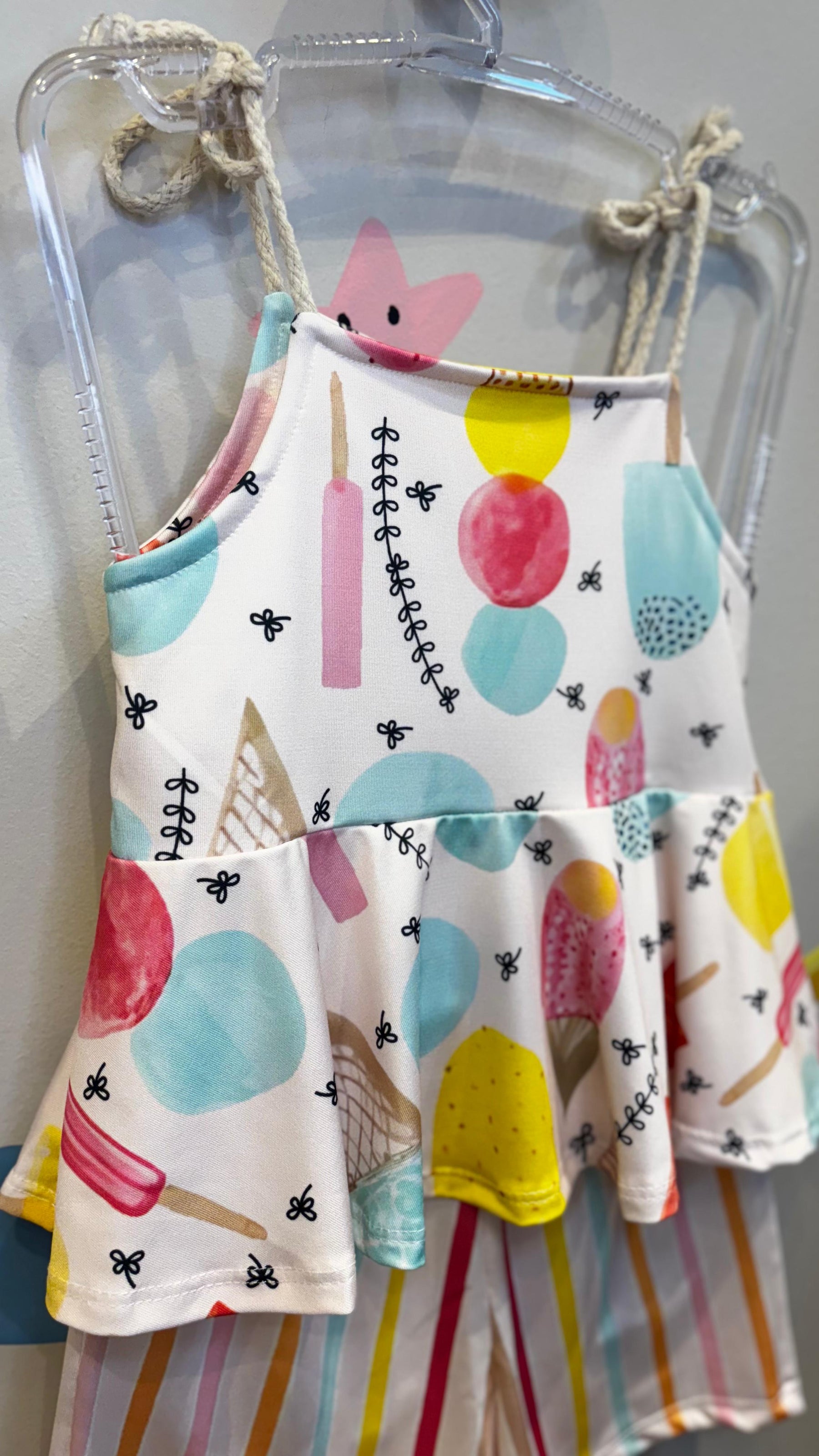 Conjunto Infantil Estampa Picolé | Lá Colorê