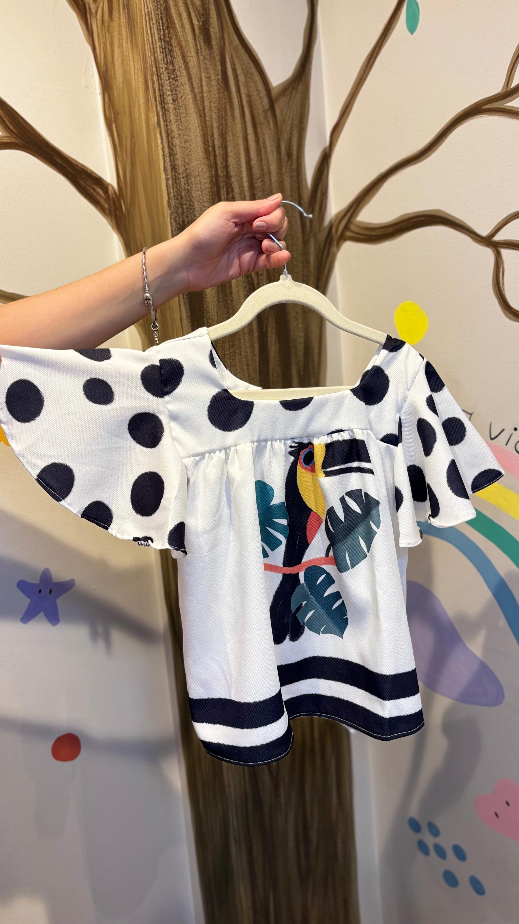 Conjunto Infantil Estampa Tucano | Lá Colorê