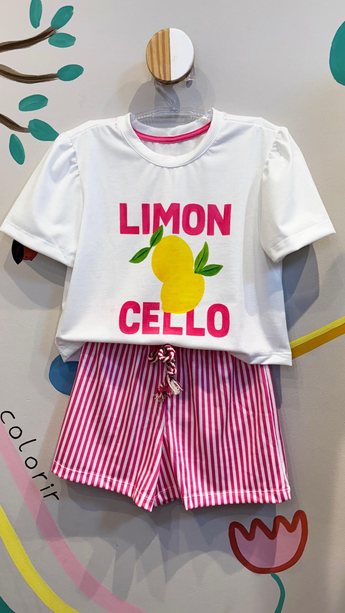 Conjunto Infantil Estampa Lemon Confort | Lá Colorê