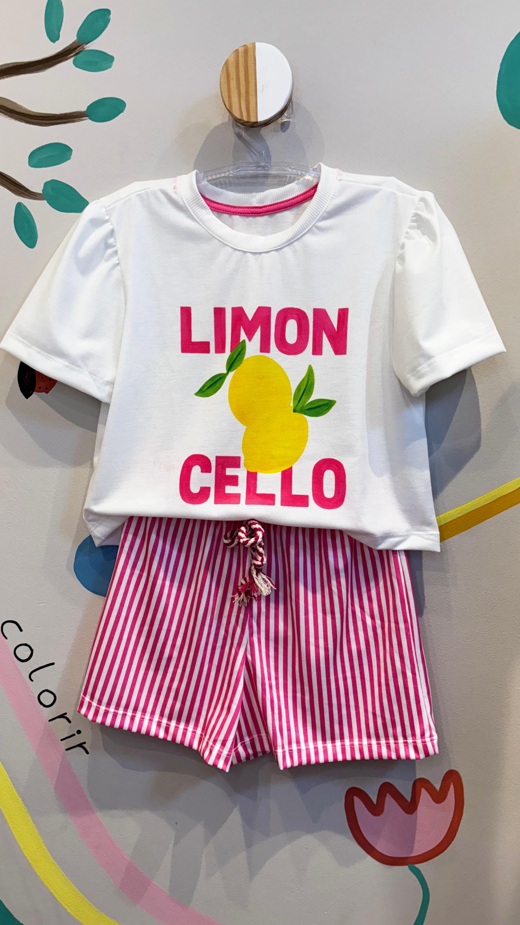Conjunto Infantil Estampa Lemon Confort | Lá Colorê