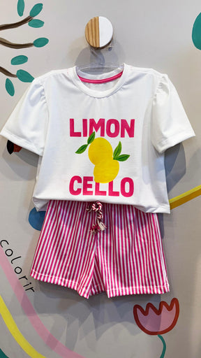 Conjunto Infantil Estampa Lemon Confort | Lá Colorê