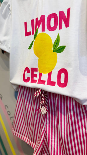 Conjunto Infantil Estampa Lemon Confort | Lá Colorê