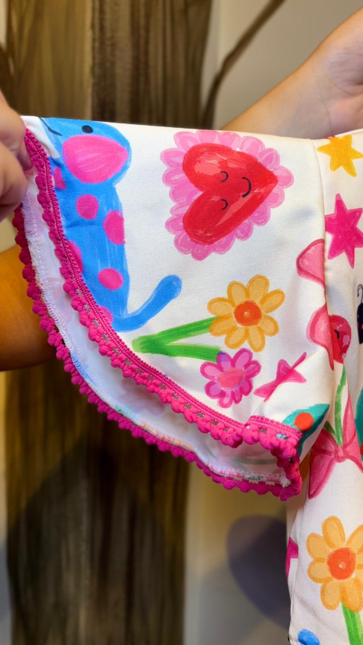 Conjunto Infantil Estampa Joaninha | Lá Colorê