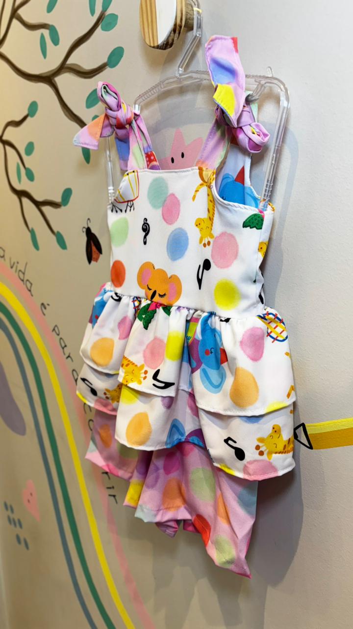 Conjunto Infantil Estampa Musical | Lá Colorê