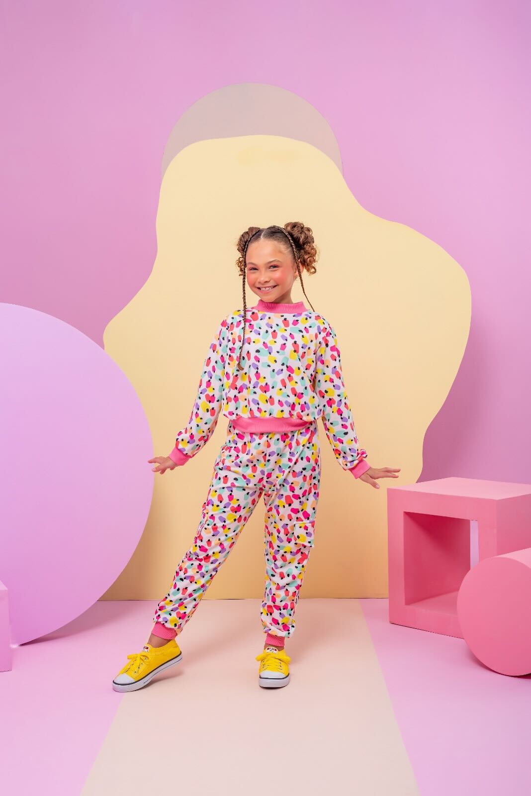 Conjunto Infantil Cargo Estampa Cajuzinho | Lá Colorê