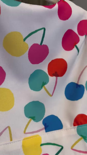 Conjunto Luxo Infantil Estampa Cherry | Lá Colorê