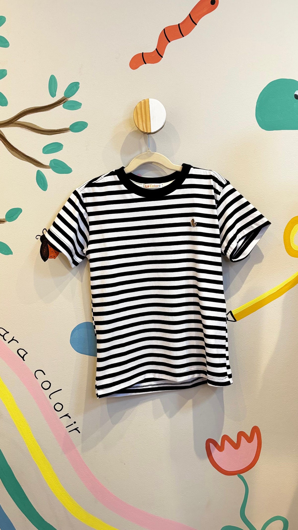 Camiseta Infantil Listra - 100% Algodão | Lá Colorê