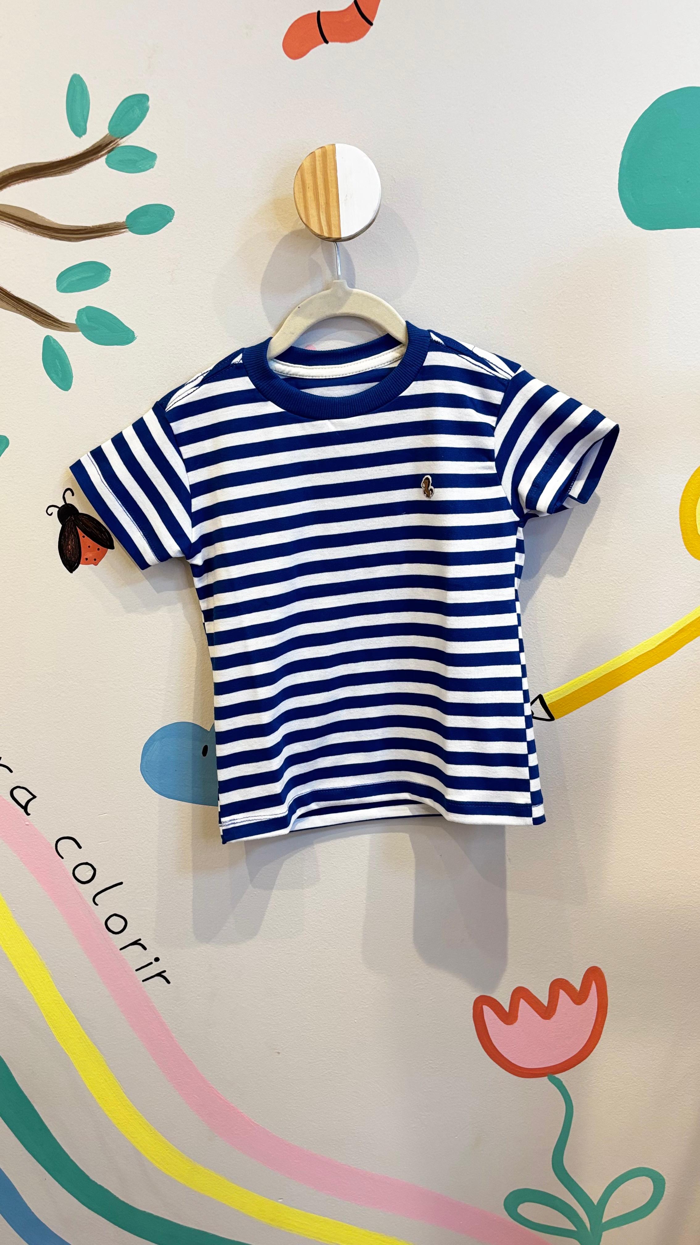 Camiseta Infantil Listra - 100% Algodão | Lá Colorê